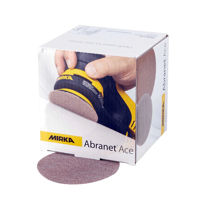 Mirka Abranet Ace Sandpaper- 77mm/3" Discs - Hook and Loop - 50/Pack