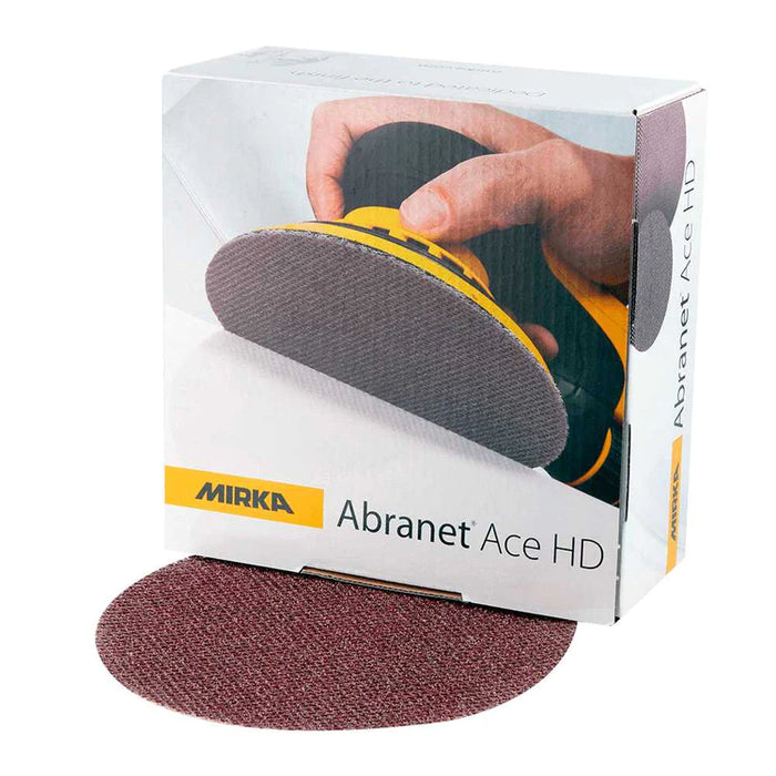 Mirka Abranet Ace HD Ceramic Sandpaper - 125mm/5" Discs - 25/Pack