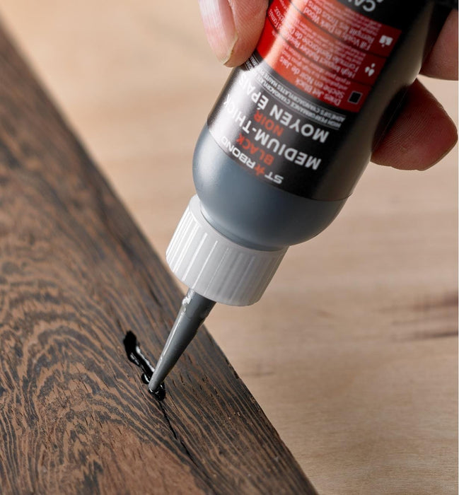 Starbond Black Medium CA Glue 2OZ KE-150 — Natural Edge Furniture